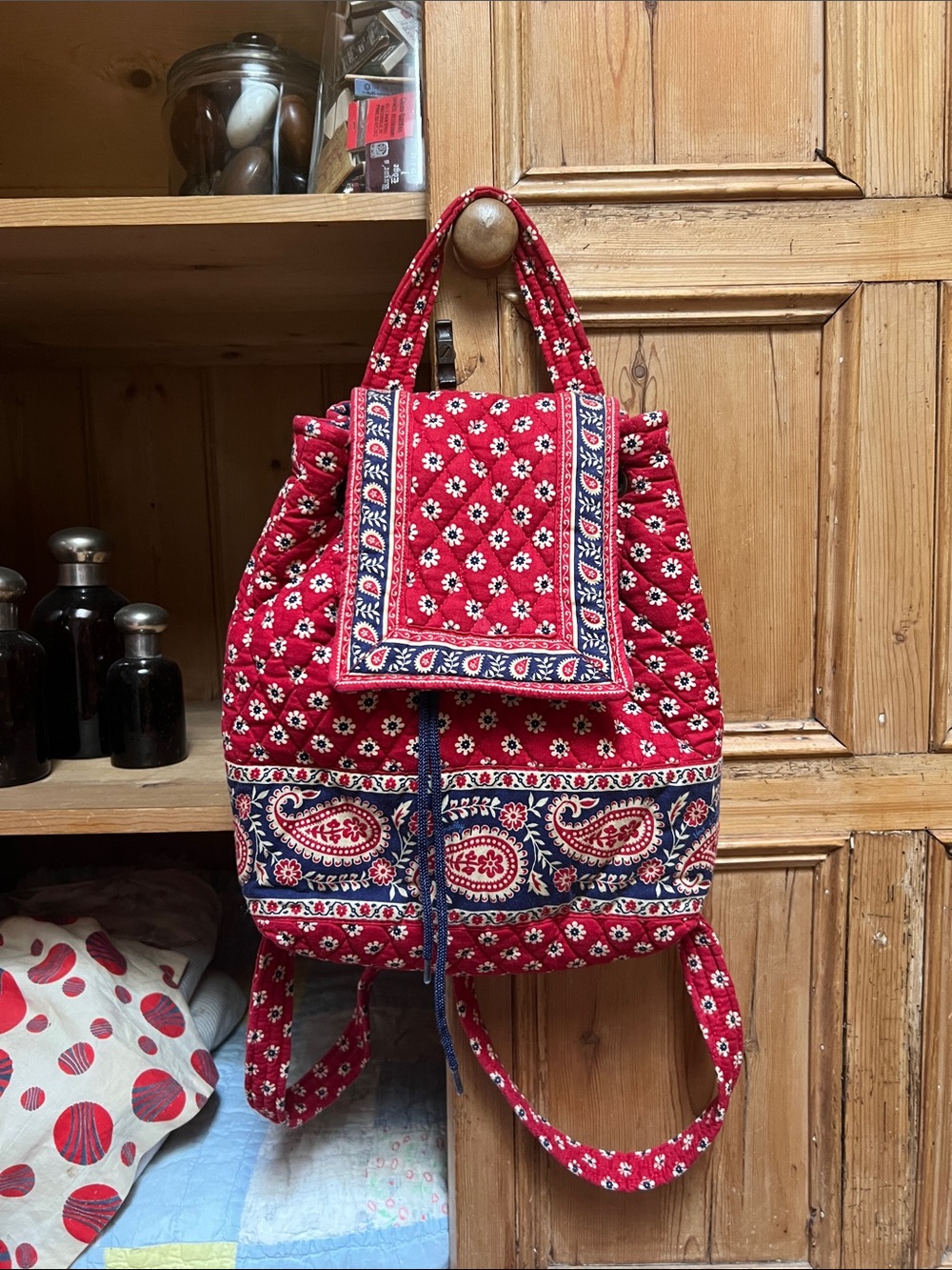 Vera Bradley Mini Backpack in Retired Americana Pattern